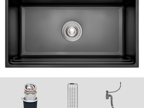 Ảnh chậu rửa bát 1 hố Kluger KWU8161FB-S76