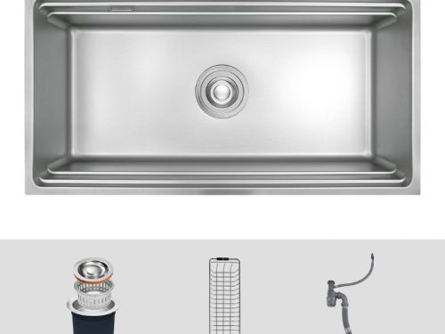 Ảnh chậu rửa bát 1 hố Kluger KWU8161FS-S86