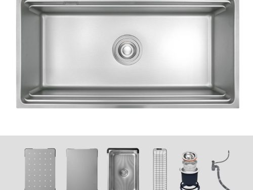 Ảnh chậu rửa bát 1 hố Kluger KWU8161FS-S86 Plus