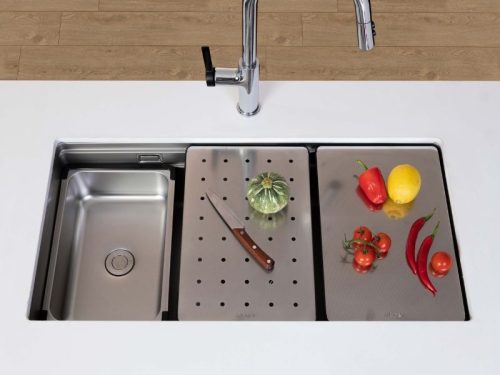 Ảnh chậu rửa nhỏ inox Kluger KSWB-401FS