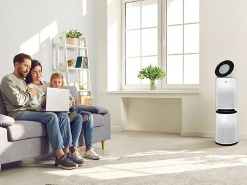 Ảnh máy lọc không khí 2 tầng PuriCare LG AS65GDWH0.ABAE