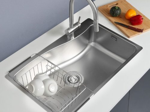 Ảnh thực tế chậu rửa bát 1 hố Kluger KF8131FS-S80