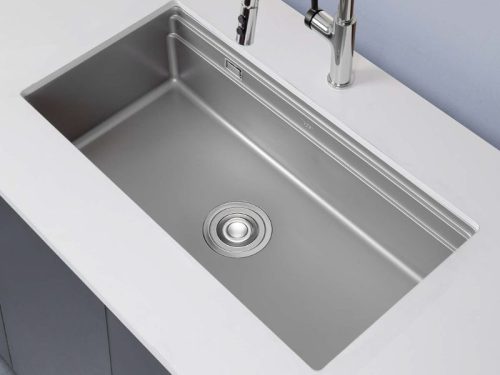 Ảnh thực tế chậu rửa bát 1 hố Kluger KWU8161FS-S86