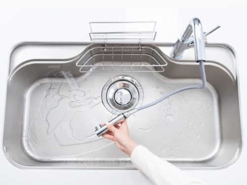 Ảnh thực tế chậu rửa bát inox 1 hố Konox TARI 9051SR Basic