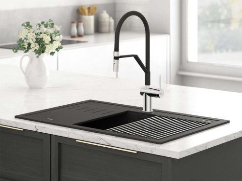 Ảnh vòi rửa bát nóng lạnh Konox Rosso