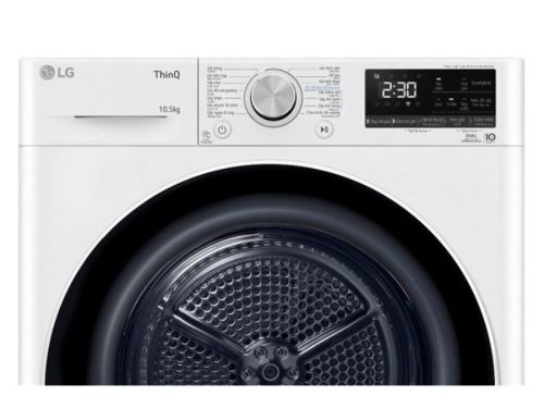 Bảng điều khiển máy sấy bơm nhiệt LG 10.5kg DVHP50W BBWPEVN
