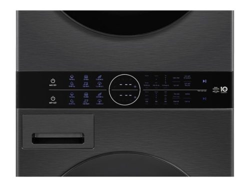 Bảng điều khiển tháp giặt sấy LG giặt 14kg - sấy 10kg WT1410NHB APBPEVN