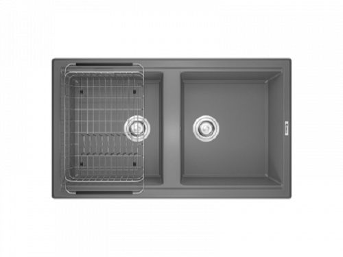 Chậu rửa bát Konox Granite Sink Phoenix Smart 860 Grey