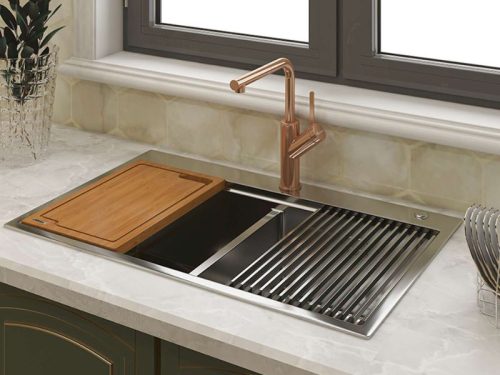 Ảnh chậu rửa bát Konox Workstation Sink – Topmount Sink KN8850TD