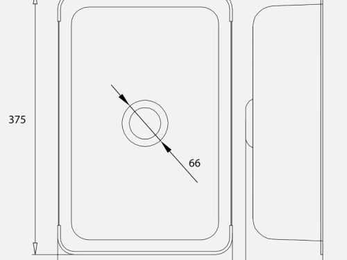 Kích thước chậu rửa nhỏ inox Kluger KSWB-401FS