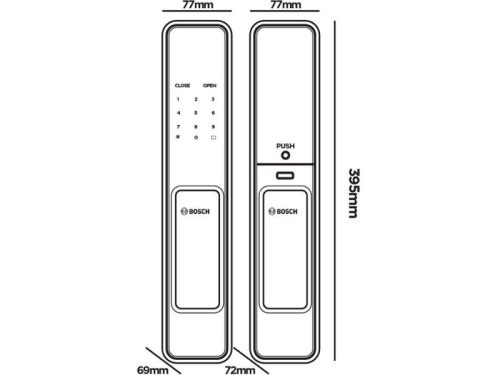 Khóa cửa vân tay Bosch EL600 EU Gold 4 kich thuoc khoa cua van tay bosch el600 eu gold