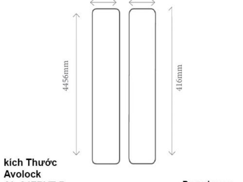 Khóa thông minh Avolock AL-84FRVT-B 3 kich thuoc khoa thong minh avolock al 84frvt b