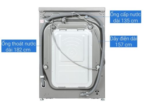 Mặt sau máy giặt LG 10kg FV1410S4P APTPEVN cửa trước