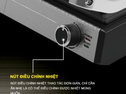 Lò nướng điện ( kẹp nướng ) Tiross TS9657 3 Nút điều chỉnh lò nướng điện ( kẹp nướng ) Tiross TS9657