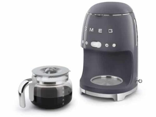 Ảnh máy pha cafe phin Smeg DCF02GREU Slate Grey