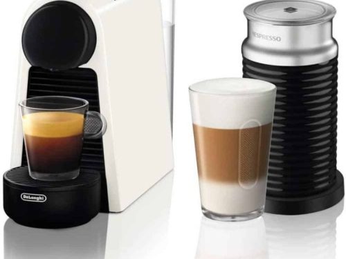 Máy pha cafe viên nén Delonghi Nespresso Essenza Mini EN 85.WAE 4 Ảnh thực tế máy pha cafe viên nén Delonghi Nespresso Essenza Mini EN 85.WAE