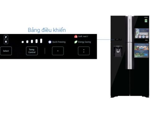 bang dieu khien tu lanh 4 canh inverter 540 lit hitachi fw690pgv7 gbk