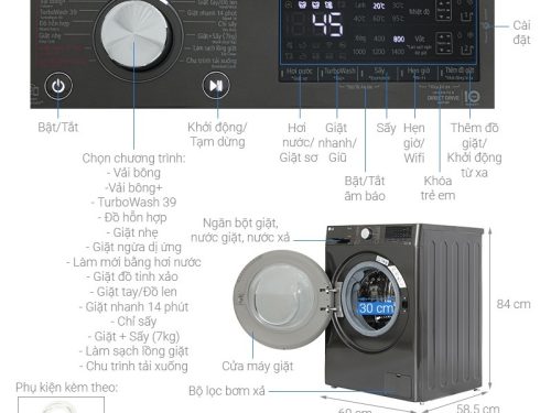 chi tiet may giat say lg giat 11 kg say 7 kg fv1411h3ba