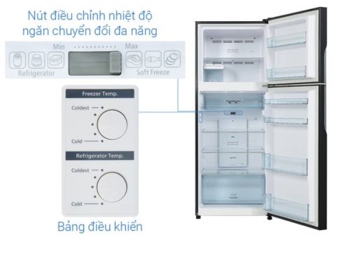 hinh anh tu lanh 2 canh inverter 336 lit hitachi fvx480pgv9 gbk