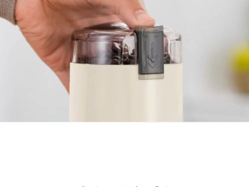 Khóa bấm máy xay cafe cầm tay Bosch TSM6A017C Màu Kem