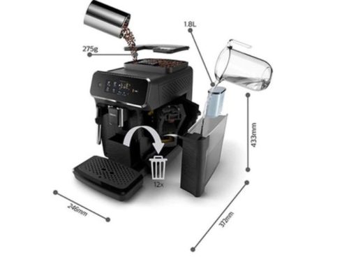 Kích thước máy pha cafe gia đình Philips EP2221/40