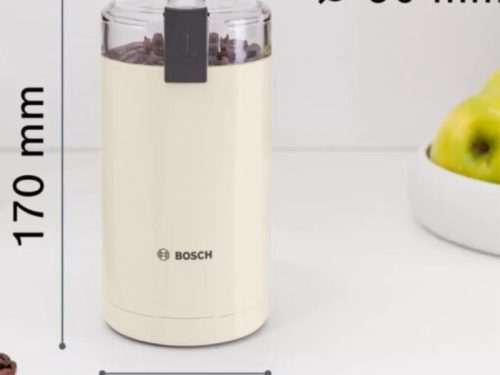 Kích thước máy xay cafe cầm tay Bosch TSM6A017C Màu Kem
