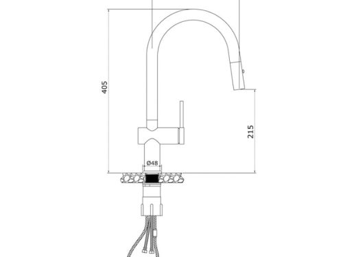 kich thuoc voi rua bat nong lanh konox comfor chrome 1