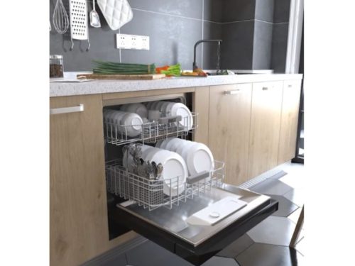 Ảnh thực tế máy rửa bát âm tủ Lorca TA 916DWB