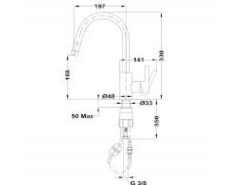 Vòi chậu rửa Teka pull out MTP 938 116020000 3 voi chau rua pull out mtp 938 2