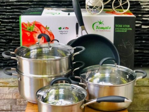 Bộ nồi Inox Tomate TOM 0708 3 anh bo noi inox tomate tom 0708