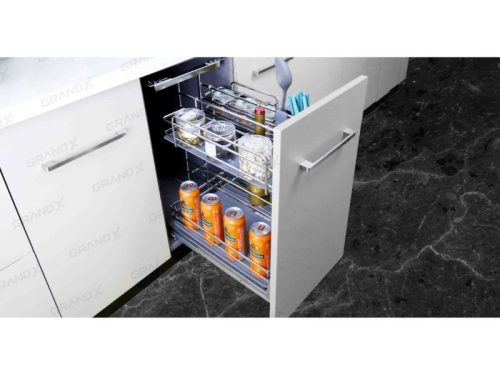 Giá dao thớt gia vị nan oval GrandX XK.35M2 3 Ảnh giá dao thớt gia vị nan oval GrandX XK.35M2