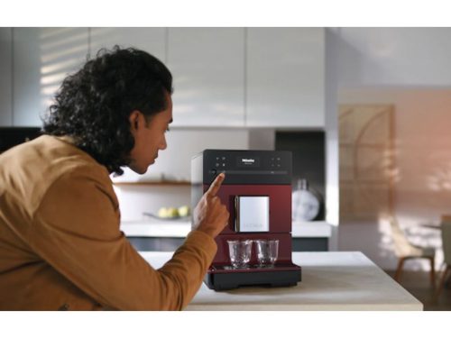 Máy pha cafe tự động Miele CM5310-Red 5 anh thuc te may pha cafe tu dong miele cm5310 red 1