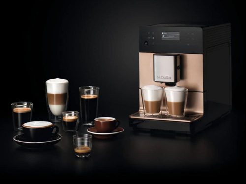 Máy pha cafe tự động Miele CM5510-Rosegold PearlFinish 3 anh thuc te may pha cafe tu dong miele cm5510 rosegold pearlfinish