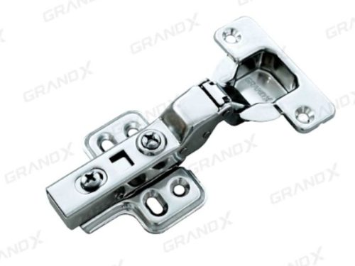 Bản lề cong lắp trùm nửa Capella thép GrandX XC.IR107B