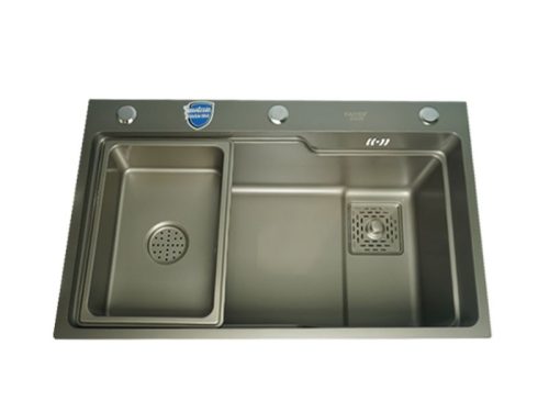 Chậu rửa bát inox 1 hố Faster FS 7546B01