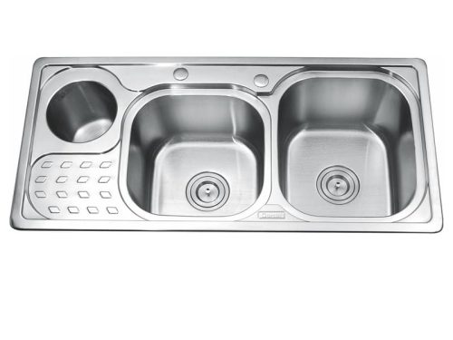 Chậu rửa bát inox 2 hố Gorlde GD-5403