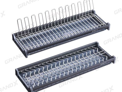 Giá bát đĩa cố định nan Oval SUS304 Grandx XF.70M