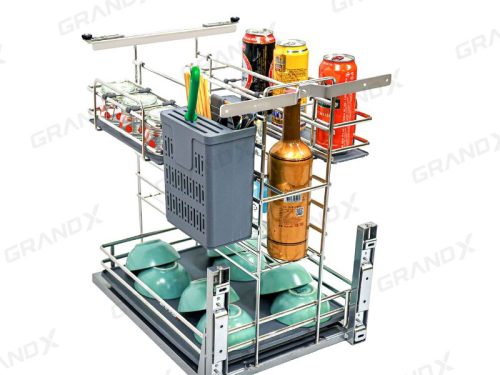 Giá dao thớt gia vị nan oval GrandX XK.35M