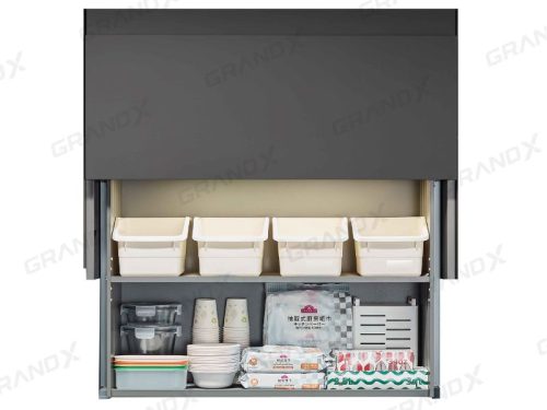 Giá gia vị nâng hạ điện thông minh Grandx Titanium XL.80ET