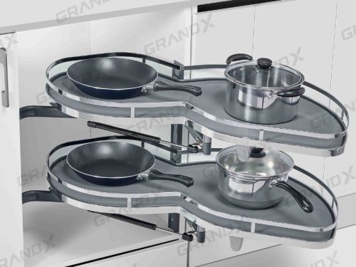 Kệ góc liên hoàn hình lá Grandx XM.420SL (Trái)