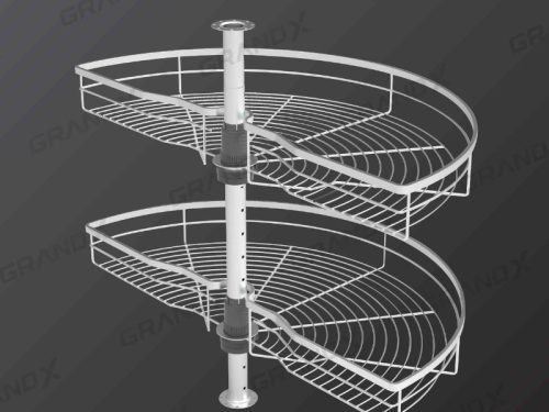 Kệ góc mâm xoay góc mở 1/2 - 180° Grandx XC.180.80S