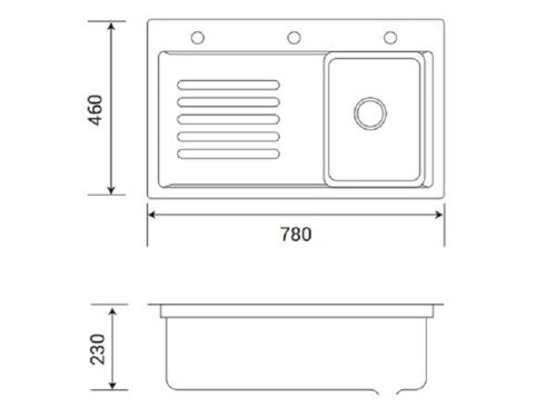 kich thuoc chau rua bat henry hr c7846ih black