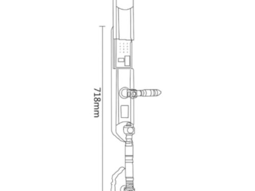 Kích thước khóa điện tử Hyundai HY-SLC8820 BRONZE