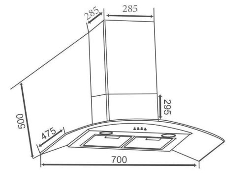 kich thuoc may hut mui ap tuong faster fs 3570 bl