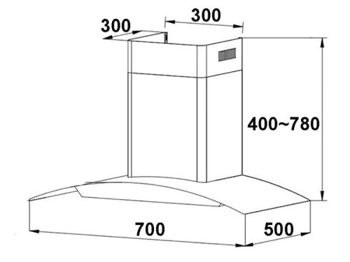 kich thuoc may hut mui ap tuong faster fs 3588 70bl