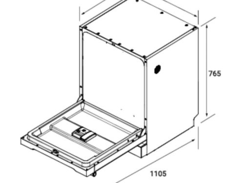 kich thuoc may rua bat doc lap tomate tom 7605‐w16f