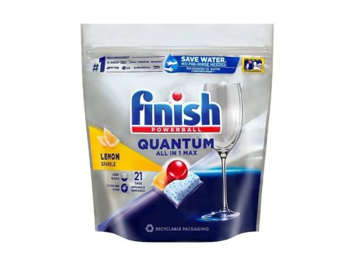 Viên rửa bát Finish Quantum All In One túi 21 viên
