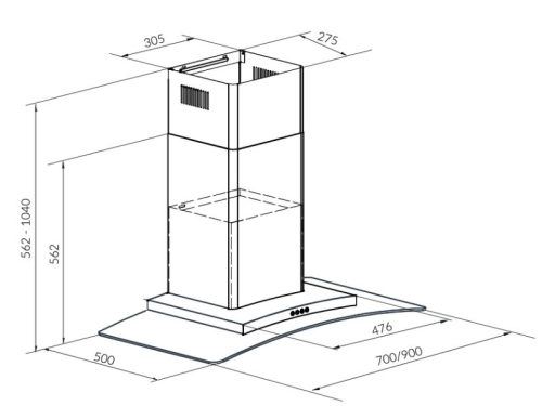 kich thuoc may hut mui eurosun eh 70af81s 2