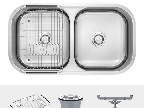 Chi tiết chậu rửa bát Konox KN8246DUA