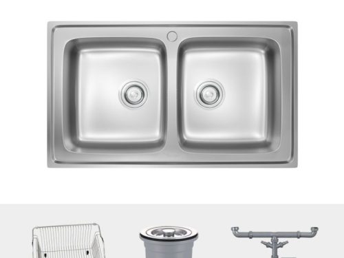 Chi tiết chậu rửa bát Konox Premium KS8650 2B